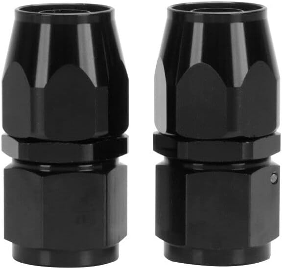 LokoCar 6AN Hose End Fitting 0 Degree Straight Swivel by GetToKnowEachOther