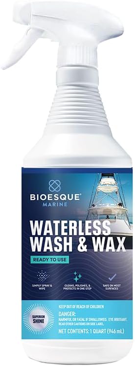 Bioesque Marine Waterless Wash & Wax, 32 Fluid Ounce by Bioesque