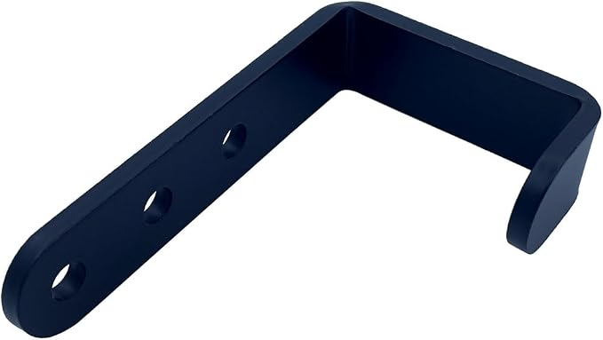 4 Pcs Black Heavy Duty Metal j Hooks - Image 2