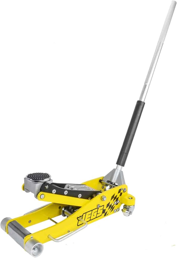 JEGS Professional Low-Profile 3-Ton Aluminum Floor Jack | 3 ½ Inch Minimum - Image 2