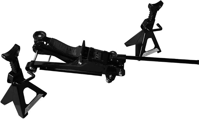 2.5 Ton Car Truck Floor Jack Service Heavy Duty Steel Hydraulic Low Profile Jack - Image 2