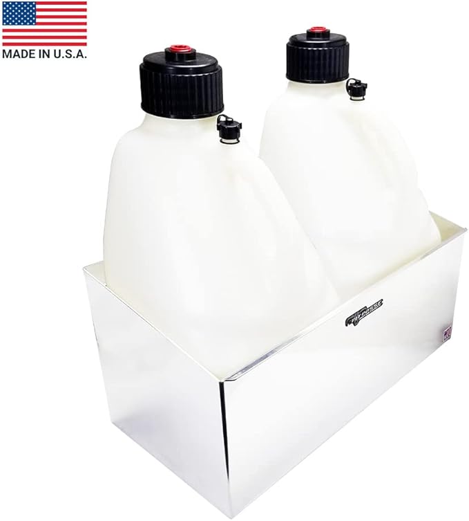 Pit Posse PP3344 Double Utility Jug Holder Storage Rack Shelf - Image 3