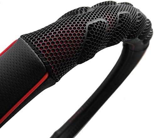 Flying Banner car Steering Wheel Cover Faux Leather Massage Universal fit 3D - Image 5