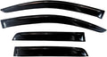 KPY Window Visor Rain Guard for 2002-2008 Dodge Ram 1500 Quad Cab, Tape-On by KPYBizConnect