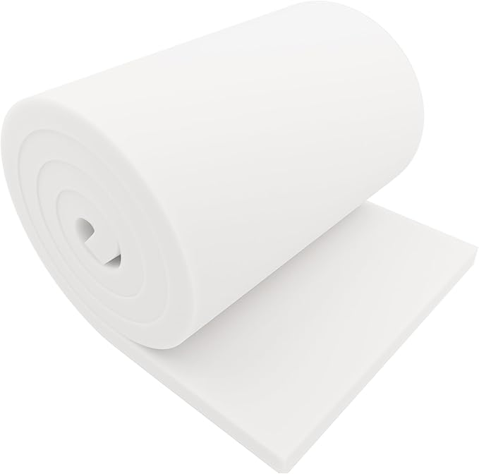 GoTo Foam 1" Height x 24" Width x 72" Length 44ILD Upholstery Cushion Made in - Image 2