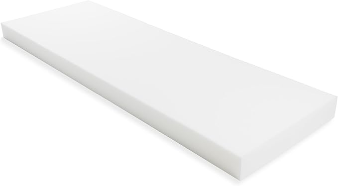 GoTo Foam 4" Height x 24" Width x 72" Length 44ILD Upholstery Cushion Made in - Image 3
