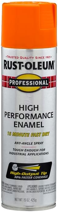 Rust-Oleum 7555838-6PK Professional High Performance Enamel Spray Paint - Image 4