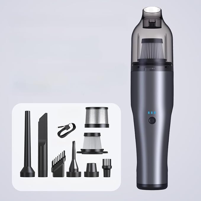 Wireless car-Mounted Vacuum Cleaner 13000PA Suction Handheld Vacuum USB by Unknown