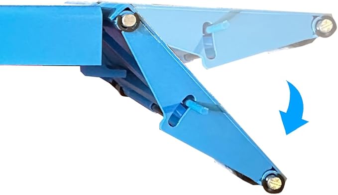M&E 7700lbs Mid Rise Scissor Lift Pneumatic Release Auto Lift Car Lift 220V - Image 5