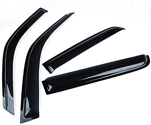 Wind Deflector Compatible with 1997-2001 Honda CRV Smoke Sun/Rain Guards Window - Image 2
