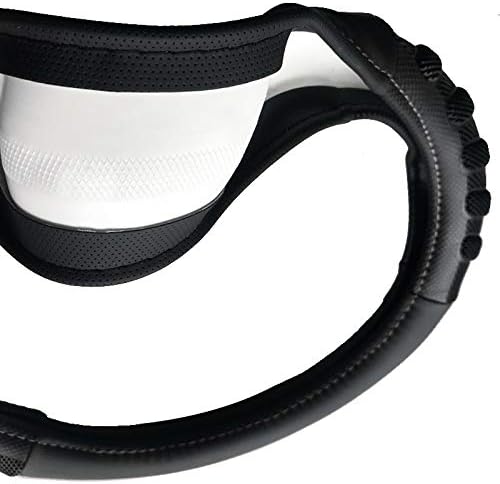 Flying Banner car Steering Wheel Cover Faux Leather Massage Universal fit 3D - Image 7