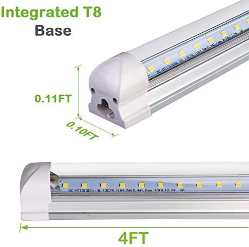 hykolity 6 Pack 4FT LED Shop Light, 6500K Super Bright White, V Shape - Image 7