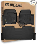G-PLUS Floor Mats Fit for Ford F250 F350 F450 F550 Super Duty Crew Cab 2017-2024 by G-PLUS