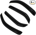4pc Sun Rain Guards Window Visor Wind Deflector Compatible by GLDIFA