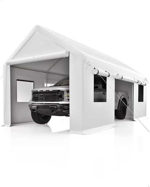 13x20 Ft. Metal Carport Garage by Unknown