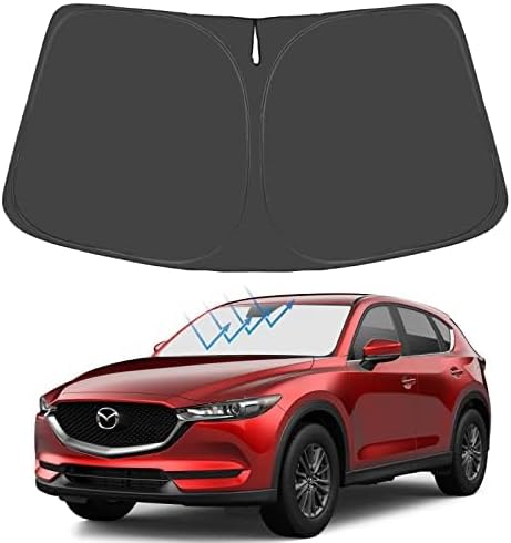 Proadsy for Mazda CX-5 2017-2024 2025 Windshield Sun Shade 4-Layer Foldable by Proadsy