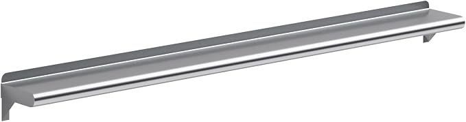 AmGood 60" Long X 6" Deep Stainless Steel Wall Shelf | NSF Certified | by AmGood
