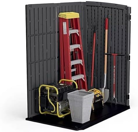 Outdoor Storage Shed, Extra Large Vertical, Dark Gray - Image 6
