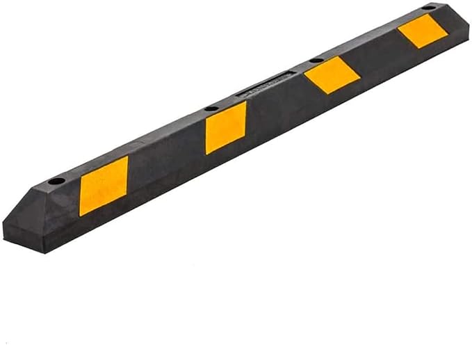 Zento Deals Rubber Parking Curb Garage Car Stopper by ZentoDeals