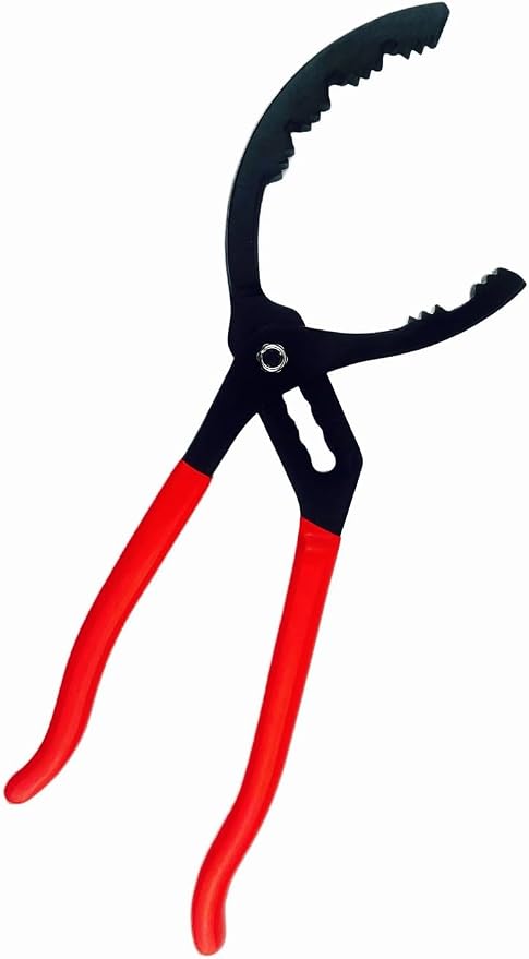 Oil Filter Wrench, 50mm to 130mm Large Adjustable Oil Filter Plier by Shonee