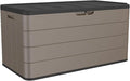 Premium Pro Edition 100 Gallon Lockable Resin Deck Box, Waterproof & by Home