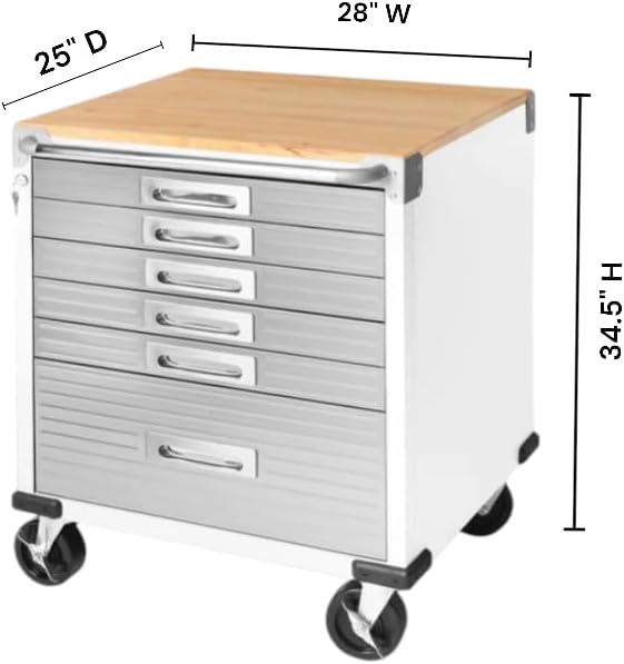 Heavy Duty Rolling Storage Cabinet - Image 3