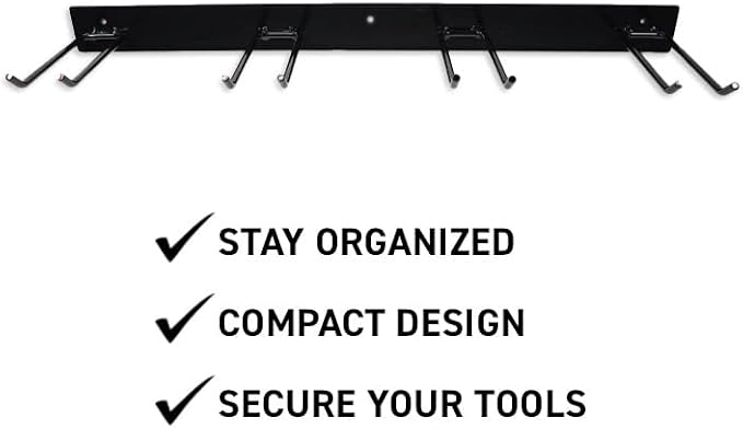 Gempler's Four Hook Tool Rack - Image 2