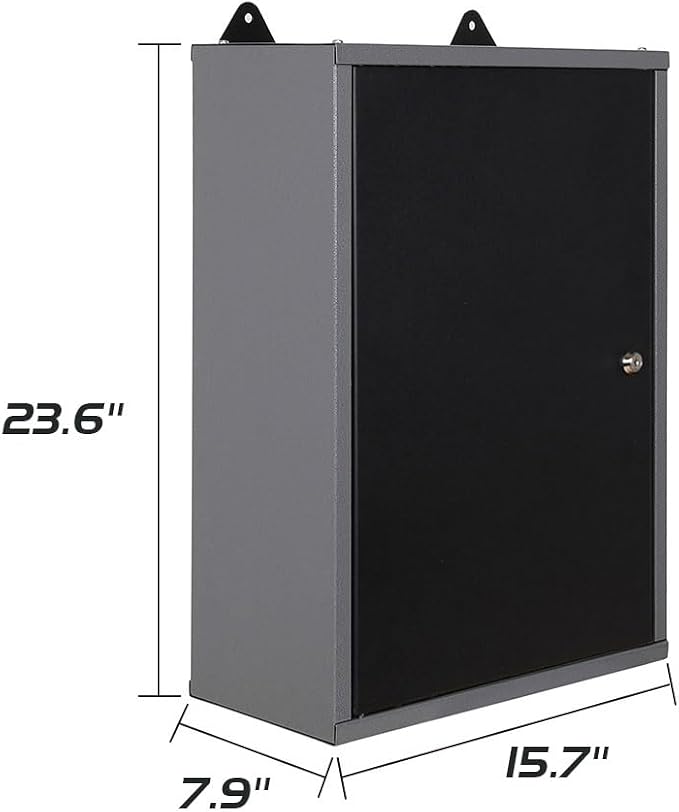 JZD Steel Wall Mount Storage Garage Cabinet, Metal Hanging Tool Cabinets - Image 3
