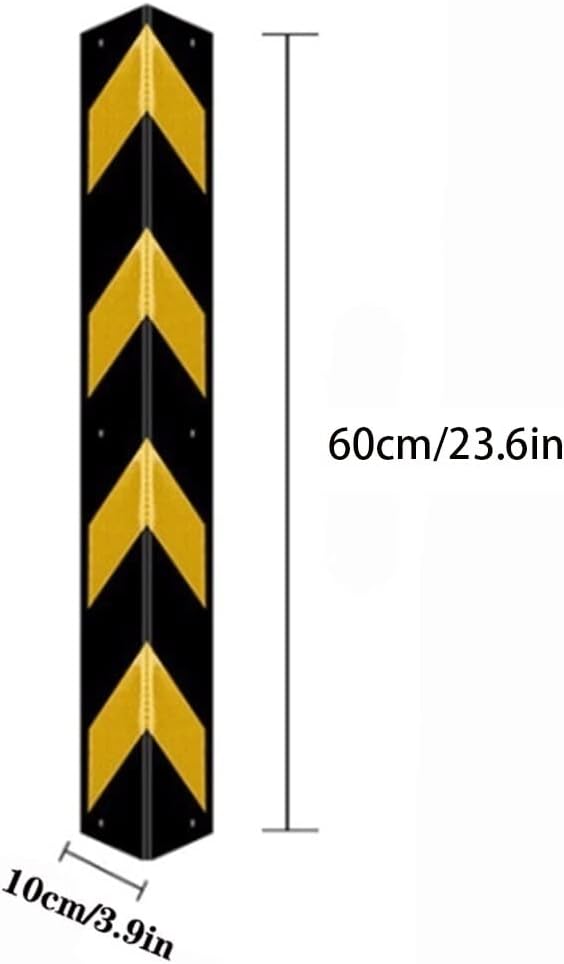 Garage Wall Guards Edge Rubber Protector Wall Corner Bumper Guards - Image 2