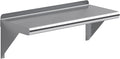 AmGood 24" Long X 10" Deep Stainless Steel Wall Shelf | NSF Certified | by AmGood