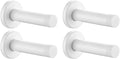 JQK Door Stopper White, 304 Stainless Steel Thicken 1mm Sound Dampening Door by Homeimprovement