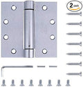 2 Pack - 4.5"x4.5" Stainless Steel Self Closing Reversible Door Hinge - Heavy by Stylever