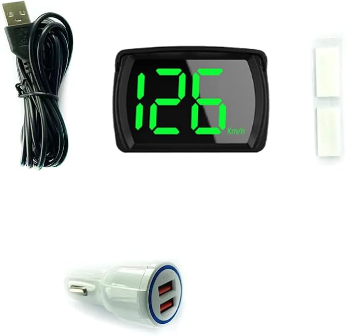 Shkalacar Car HUD Headup Display KM/H MPH GPS Digital Speedometer - Image 2