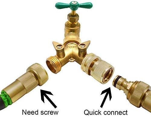 HQMPC 2-Way Garden Hose Splitter - Image 4