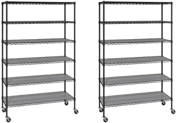 Organize in Style with The Members Mark 6-Tier NSF Heavy Duty Wire Shelving by Unknown