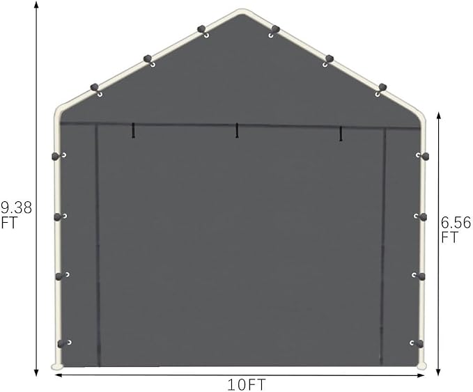 10x20 FT Front/Back Panel Canopy Entrance Panel - Image 4