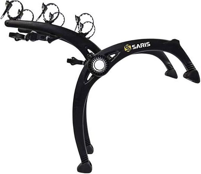 Saris Bones EX 3-Bike Trunk Rack Bicycle Carrier, Anti-Sway Straps, Fits Most by Saris