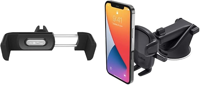 Kenu Airframe+, Air Vent Car Phone Holder Mount & Easy One Touch 5 Dashboard & by Kenu