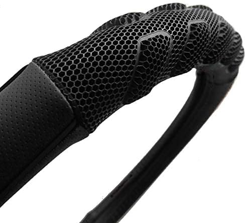 Flying Banner car Steering Wheel Cover Faux Leather Massage Universal fit 3D - Image 5