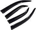 Wind Deflector Compatible with 2002-2006 Honda CR-V Smoke Sun/Rain Guards by GLDIFA