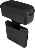 JEYODA Car Armrest Box with Cup Holder Car Central Liftable Armres Storage by JEYODA