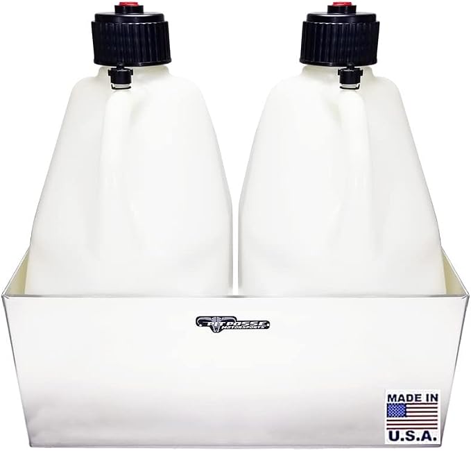 Pit Posse PP3344 Double Utility Jug Holder Storage Rack Shelf - Image 2