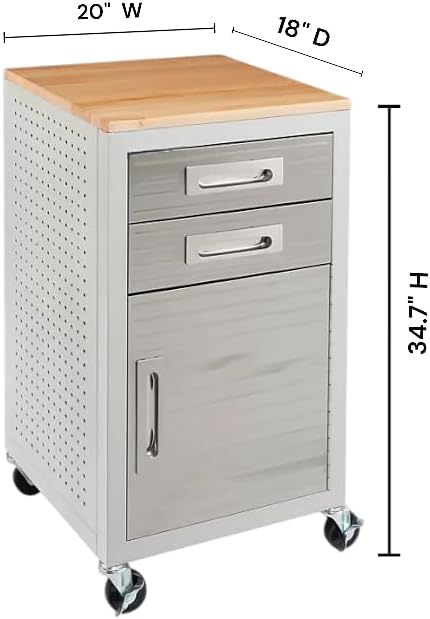 Heavy Duty Rolling Storage Cabinet - Image 3