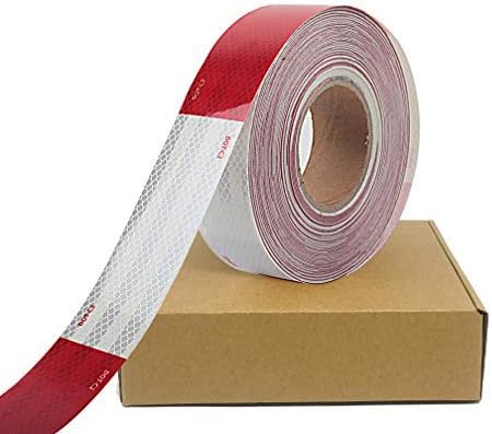 Waterproof Reflective Safety Tape Roll 2"X150' Feet Long Yellow Black DOT C2 by RELIANCER