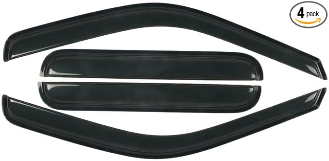 4 PCS Rain Guards Fit for 1999-2016 Ford F250 F350 F450 F550 SuperCrew Super by CHYKORLA