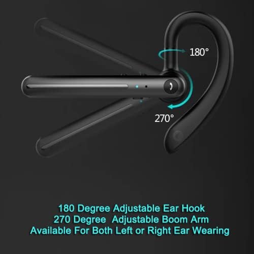 IHAO Single Ear Wireless Bluetooth Earphone Noise Cancelling Stereo Dual HD Mic - Image 4