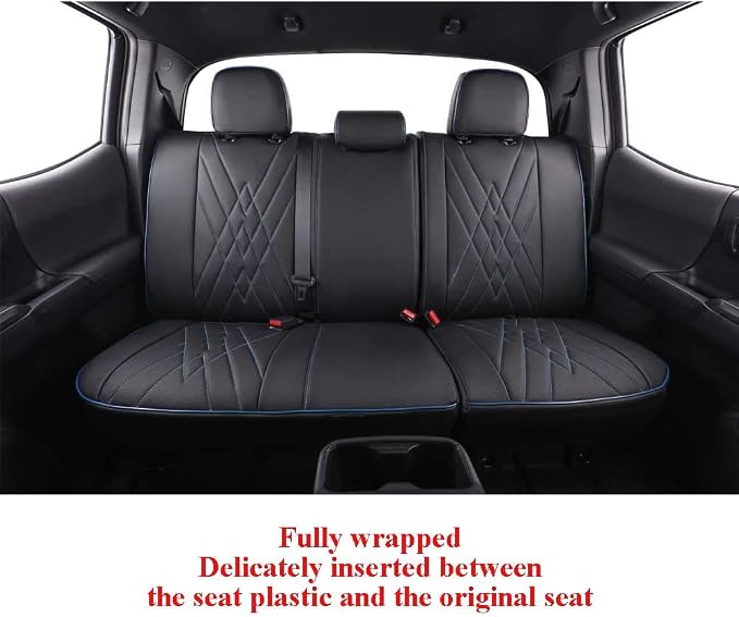 EKR Custom Fit Tacoma Leather Car Seat Covers - Image 6