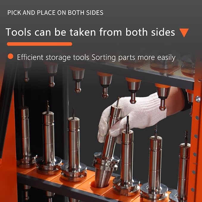 CNC Tool Holder Vertical Drawer Cabinet, Large Capacity CNC Tool Storage Cabinet - Image 4