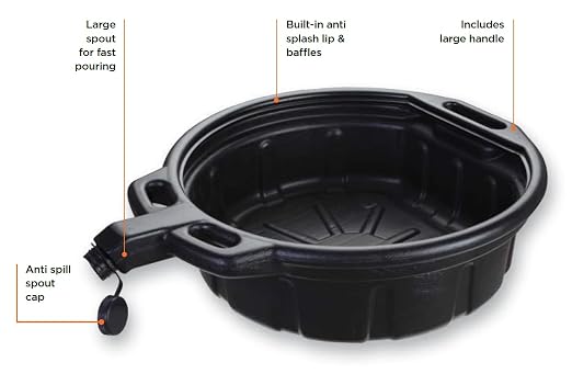 Groz 41960 4.25 Gallon Oil Drain Pan - - Image 2