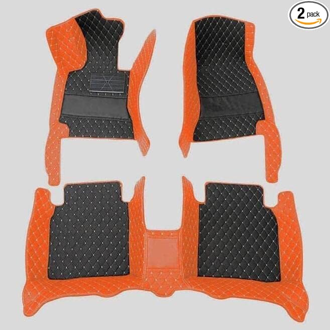 Custom All-Weather Protection Luxury Leather Floor Mats by JTXWANG